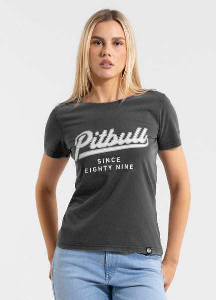 Damen T-Shirt Denim Washed ANGEL LOGO - Graphit