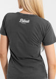 Damen T-Shirt Denim Washed ANGEL LOGO - Graphit