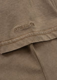 Damen T-Shirt Denim Washed ANGEL LOGO - Coyote braun