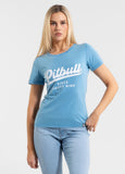Damen T-Shirt Denim Washed ANGEL LOGO - Hellblau