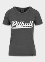 Damen T-Shirt Denim Washed ANGEL LOGO - Graphit
