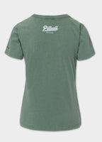 Damen T-Shirt Denim Washed ANGEL LOGO - Grün