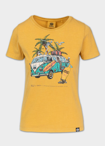 Damen T-Shirt Denim Washed BEACHBREAK