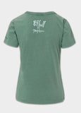 Damen T-Shirt Denim Washed CRUISINANDBOOZIN - Mint