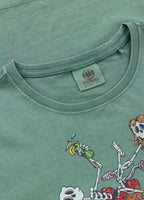 Damen T-Shirt Denim Washed CRUISINANDBOOZIN - Mint