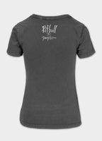 Women's T-Shirt Denim Washed DOUBLETROUBLE - Graphite