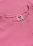 Damen T-Shirt Denim Washed PLANET SURF - Rosa