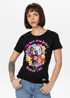 Damen T-Shirt Happy-Pit - Schwarz