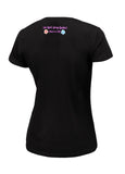 Damen T-Shirt Happy-Pit - Schwarz
