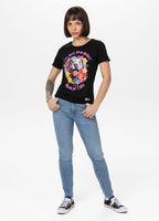 Damen T-Shirt Happy-Pit - Schwarz