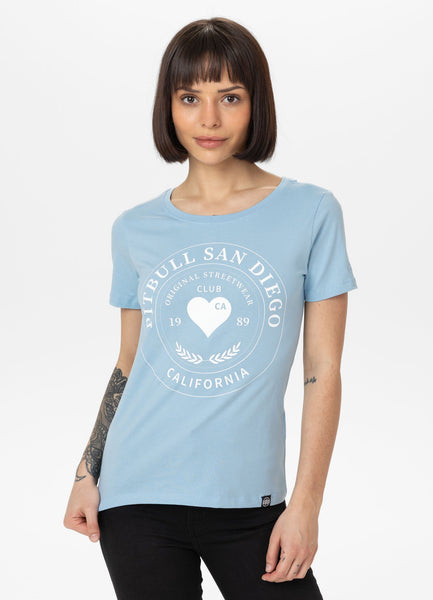 Damen T-Shirt HEARTIE - Hellblau