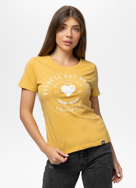 Damen T-Shirt HEARTIE - Gelb
