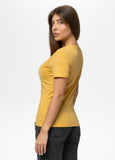 Damen T-Shirt HEARTIE - Gelb
