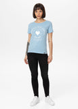 Damen T-Shirt HEARTIE - Hellblau