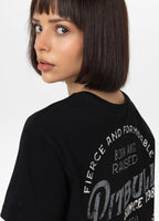 Damen T-Shirt Oversize LOYAL - White