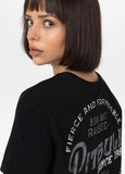 Damen T-Shirt Oversize LOYAL - White