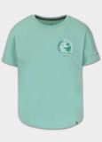 Damen T-Shirt Oversize PLANET SURF - Mint