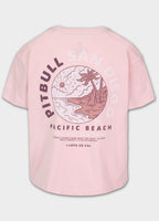 Damen T-Shirt Oversize PLANET SURF - Rosa