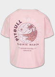Damen T-Shirt Oversize PLANET SURF - Rosa