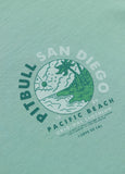 Damen T-Shirt Oversize PLANET SURF - Mint