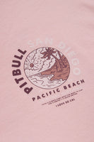 Damen T-Shirt Oversize PLANET SURF - Rosa