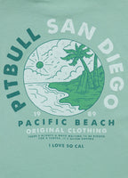 Damen T-Shirt Oversize PLANET SURF - Mint
