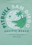 Damen T-Shirt Oversize PLANET SURF - Mint