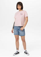 Damen T-Shirt Oversize PLANET SURF - Rosa