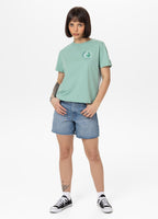 Damen T-Shirt Oversize PLANET SURF - Mint