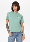 Damen T-Shirt Oversize PLANET SURF - Mint