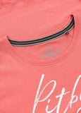 Damen T-Shirt PITBULL SD - Korallenrot