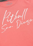 Damen T-Shirt PITBULL SD - Korallenrot