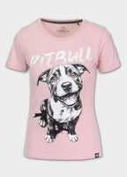 Damen T-Shirt PUPPY II - Rosa