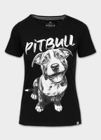 Damen T-Shirt PUPPY II - Schwarz