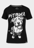 Damen T-Shirt PUPPY II - Schwarz