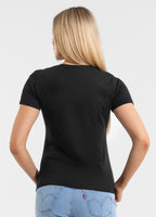 Damen T-Shirt PUPPY II - Schwarz