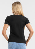 Damen T-Shirt PUPPY II - Schwarz