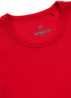 Damen T-Shirt Rib CROPPED - Rot