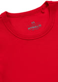 Damen T-Shirt Rib CROPPED - Rot