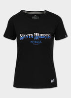 Damen T-Shirt SANTA MUERTE BLUE - Schwarz