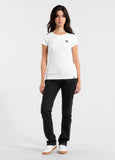 Women's Slim Fit T-Shirt SMALL LOGO - White