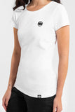 Women's Slim Fit T-Shirt SMALL LOGO - White