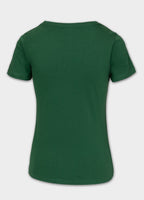 Damen T-Shirt SUNGLASSES DOG - Grün