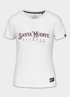 Damen T-Shirt SANTA MUERTE ROSE - Weiß