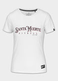 Damen T-Shirt SANTA MUERTE ROSE - Weiß