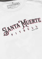 Damen T-Shirt SANTA MUERTE ROSE - Weiß