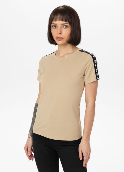 Damen T-Shirt TAPE NUGGET - Sand