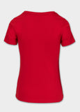 Damen T-Shirt USA CAL - Rot