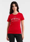 Damen T-Shirt USA CAL - Rot