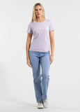 Damen T-Shirt USA CAL - Lila